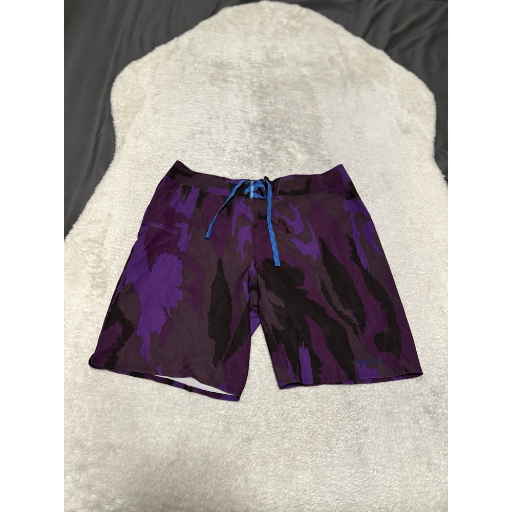 Patagonia Men's Hydrolock Purple Boardshorts Swim Bottoms Size 32 9" Inseam